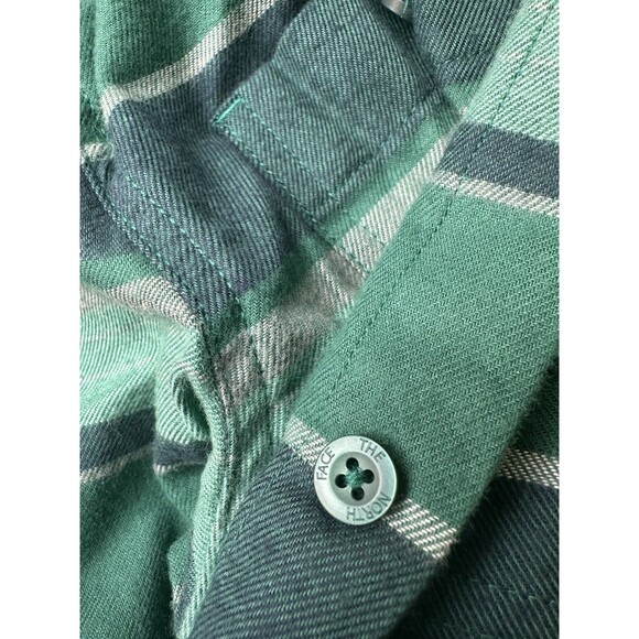 The North Face Flannel Striped Shirt Large New Lightweight B1073 New Long Sleeve - Picture 7 of 8